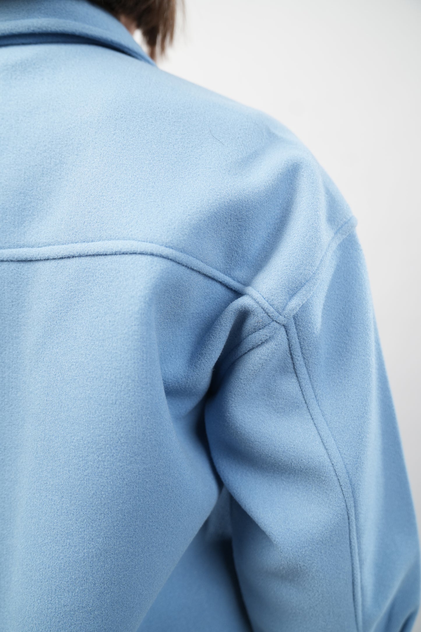 Woolen Baby Blue Chemise