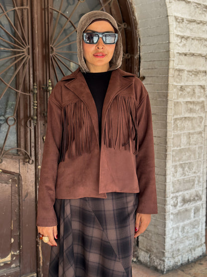 The Western Suede Fringe Jacket