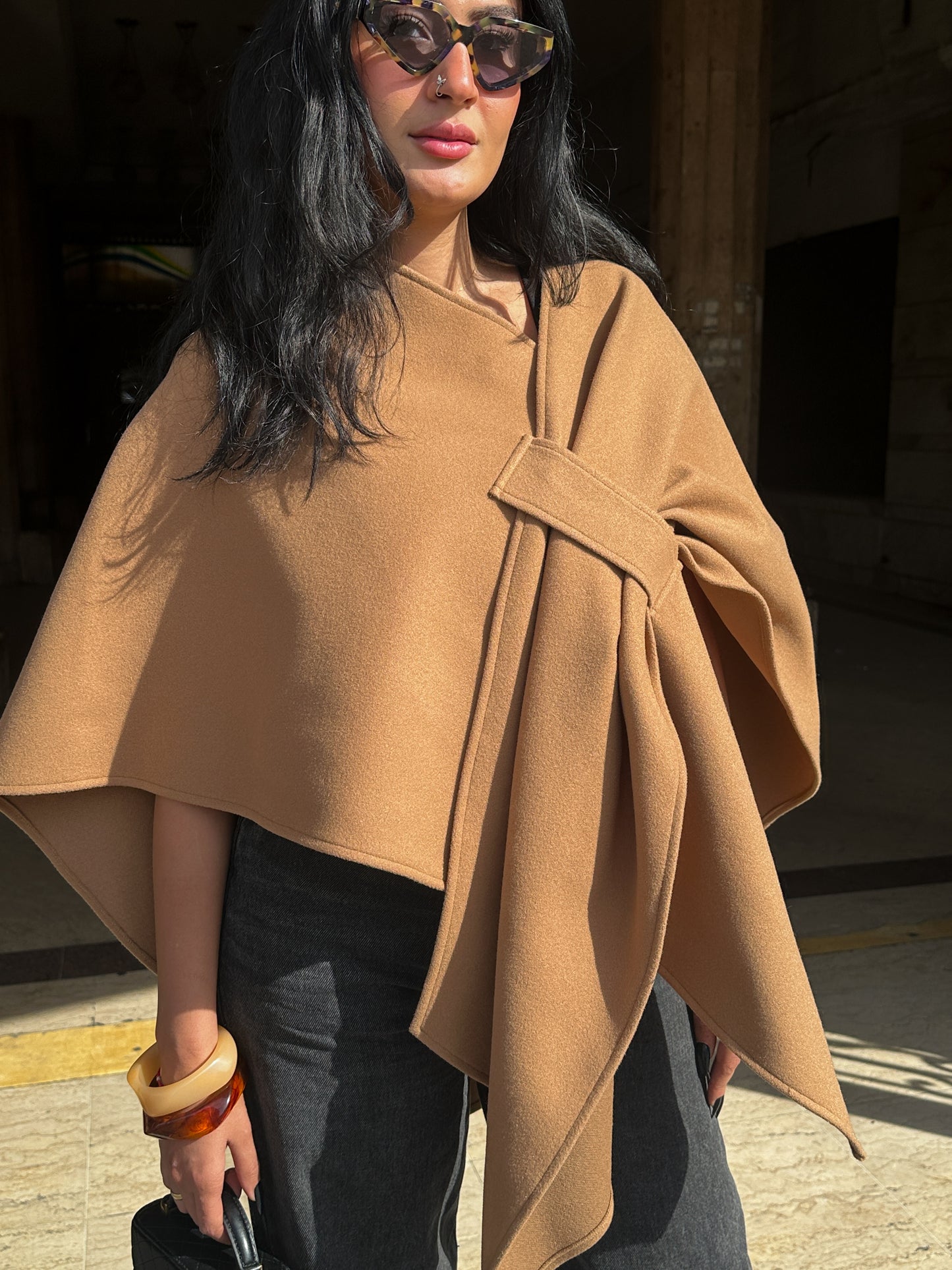 The Camel Draped Cape To
