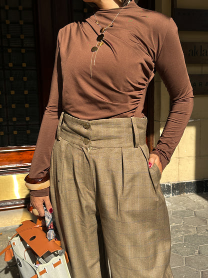 The Brown Winter Top