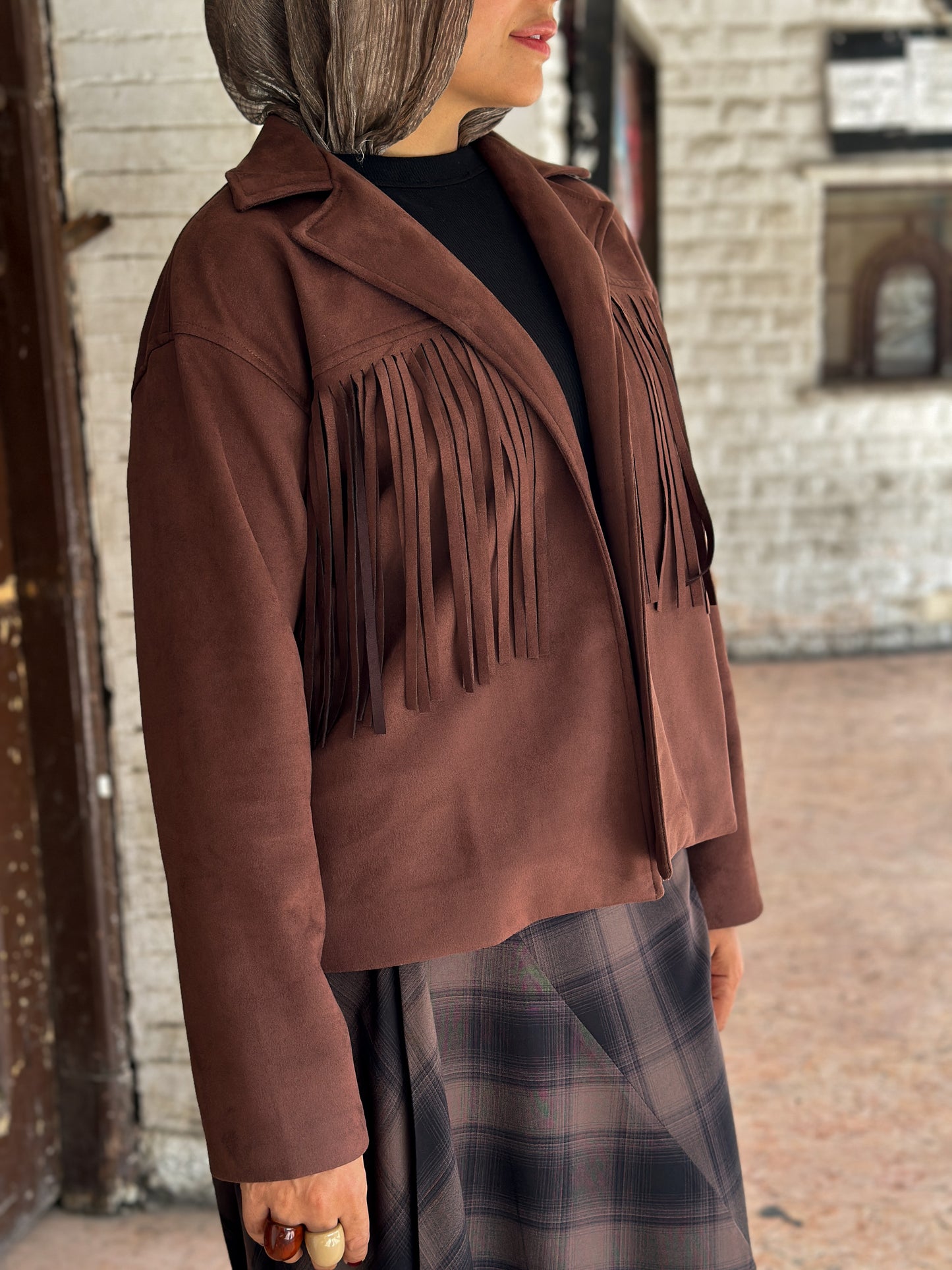 The Western Suede Fringe Jacket