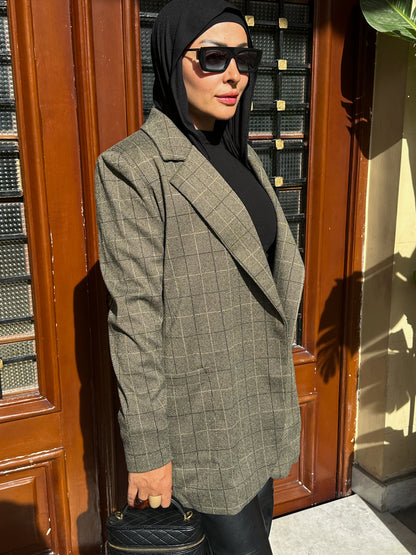 The Classic Wool Check Blazer