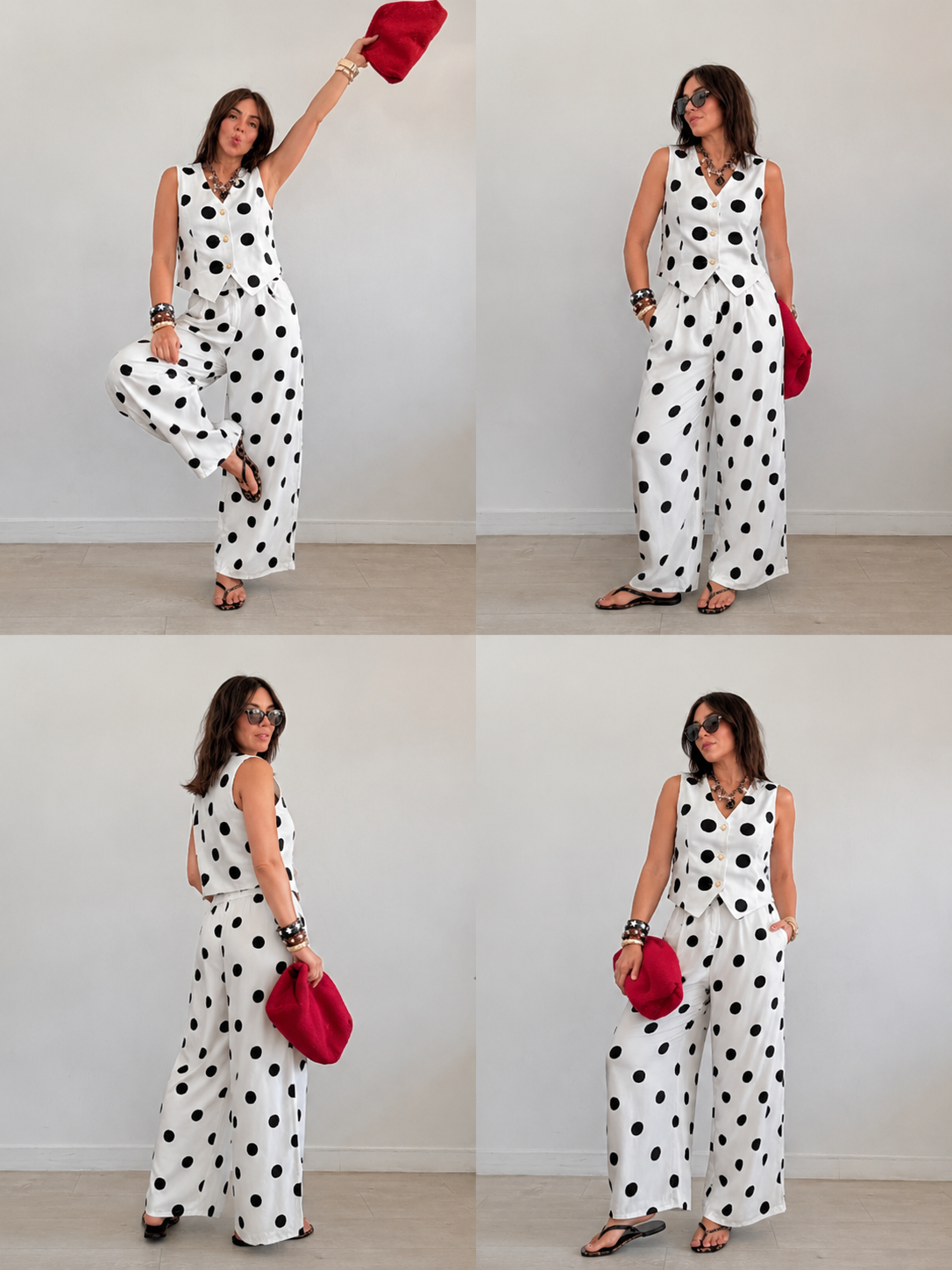 Polka Statement Vest ✨