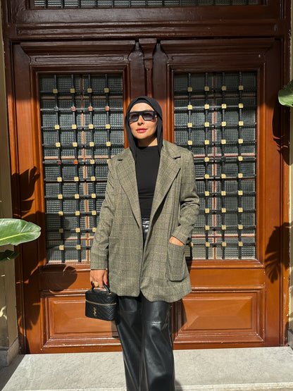 The Classic Wool Check Blazer