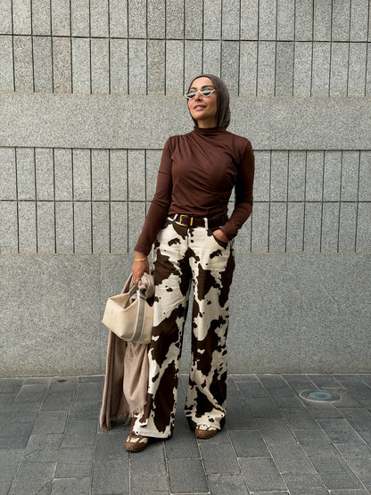 The Brown Winter Top