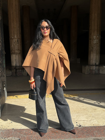 The Camel Draped Cape To