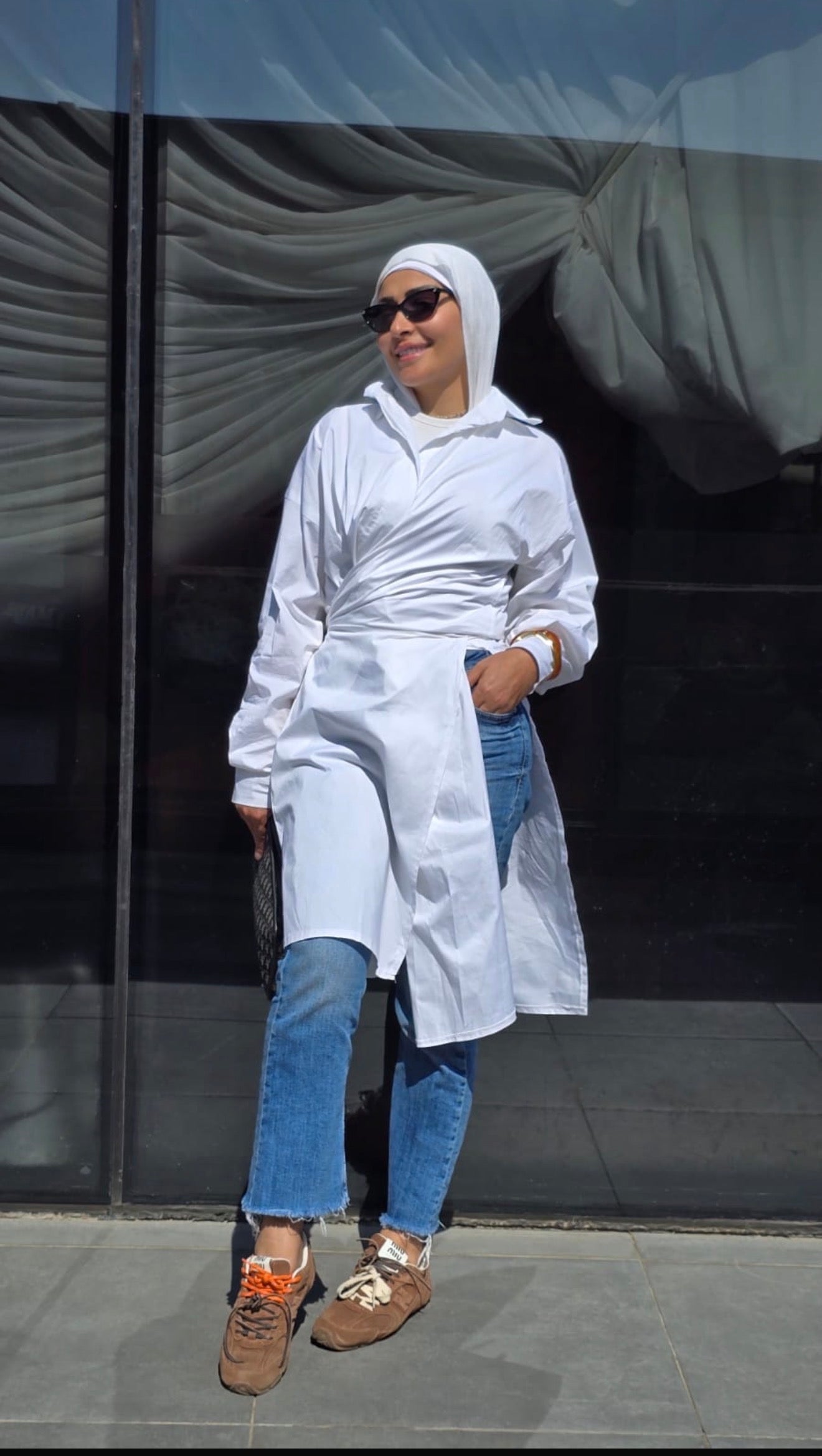 Wrapped Elegance Shirt 🤍